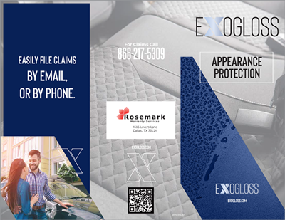 Tri-Fold Brochure - ExoGloss-Appearance